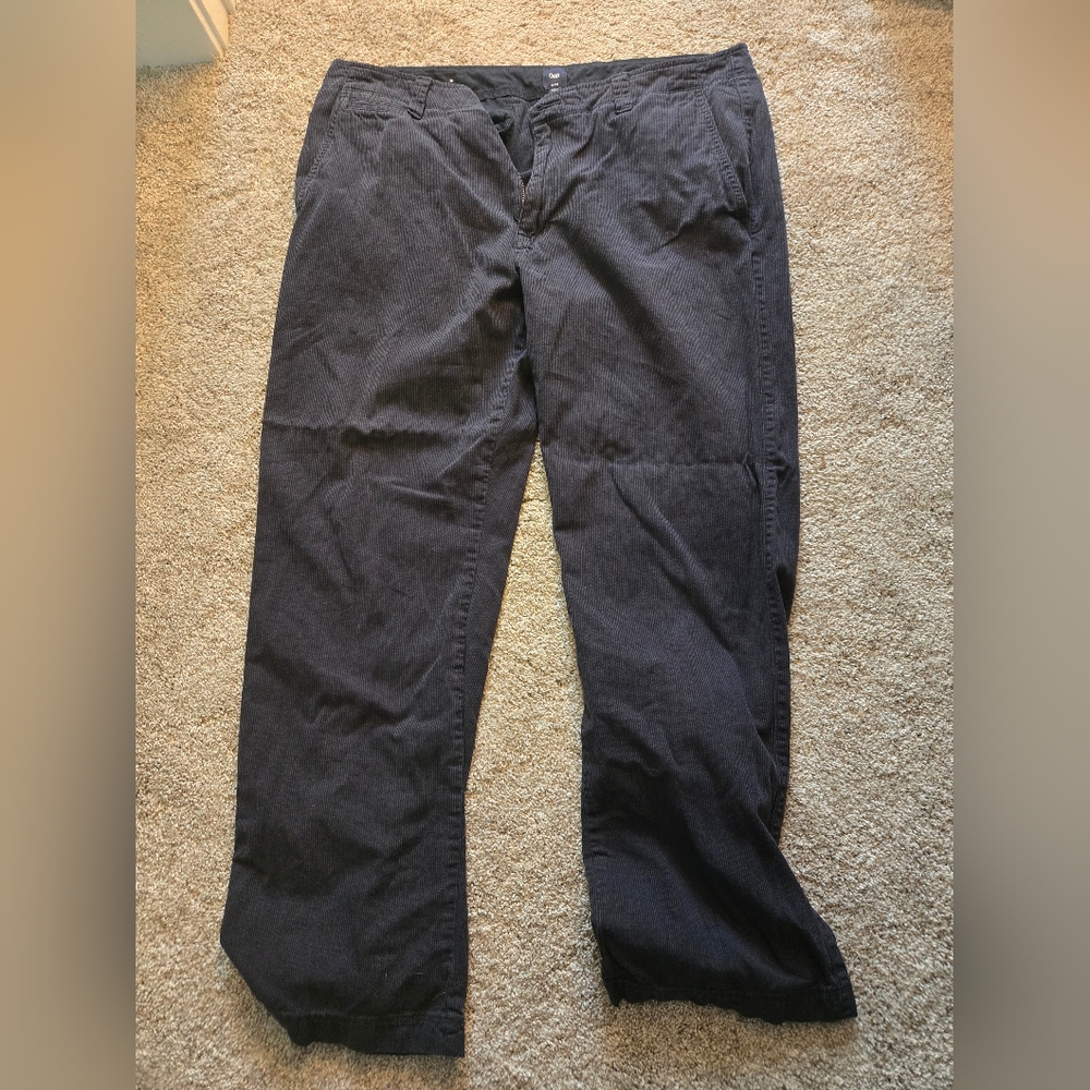 GAP Black Chinos Essential Straight-Leg